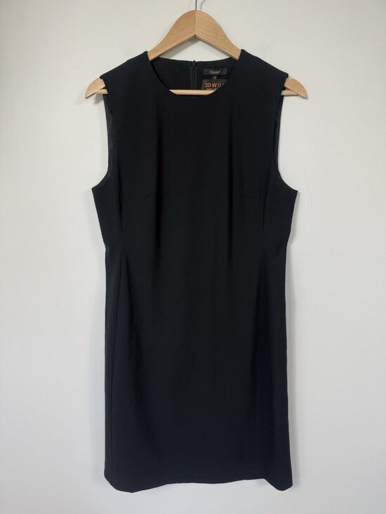 Quince Dresses & Skirts - Quince Women Italian Wool Sleeveless Dress Black Basic 12 3D Wool Office